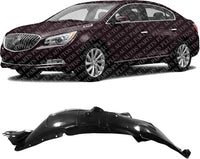 Front Fender Liner Left Driver Side Direct Replacement Compatible With 2014-2016 Buick LaCrosse GM1248256 26202563