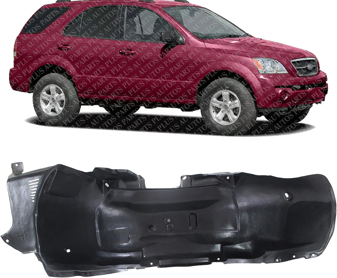 Front Fender Liner Right Passenger Side Direct Replacement Compatible With 2003-2006 Kia Sorento KI1251107 868123E001