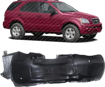 Front Fender Liner Right Passenger Side Direct Replacement Compatible With 2003-2006 Kia Sorento KI1251107 868123E001