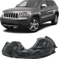 Front Fender Liner Left Driver Side Direct Replacement Compatible With 2012-2016 Jeep Grand Cherokee CH1248193 68138805AD-PFM