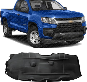 Front Fender Liner Polyethylene terephthalate Thermo Right Passenger Side Direct Replacement Compatible With 2015-2021 GMC Canyon / 2015-2022 Chevrolet Colorado GM1249263 84231357