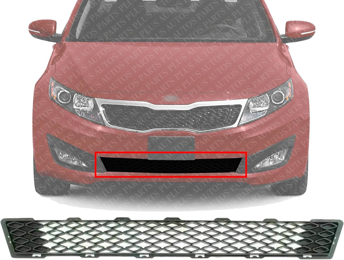 Front Bumper Lower Grille Textured Direct Replacement Compatible With Kia Optima 2011-2013 KI1036113 865612T000