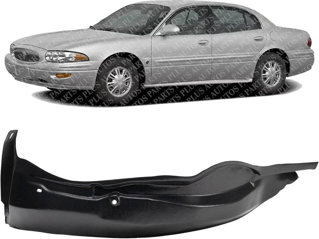 Front Fender Liner Left Driver Side Direct Replacement Compatible With 2000-2005 Buick LeSabre GM1248128 25717844