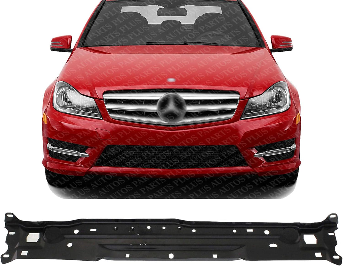 Front Front Radiator Upper Support Tie Bar Steel Direct Replacement Compatible With 2008-2015 Mercedes Benz C-Class MB1225160 2046200272-PFM
