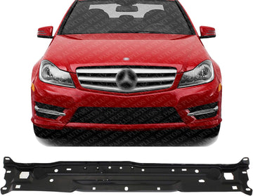 Front Front Radiator Upper Support Tie Bar Steel Direct Replacement Compatible With 2008-2015 Mercedes Benz C-Class MB1225160 2046200272-PFM