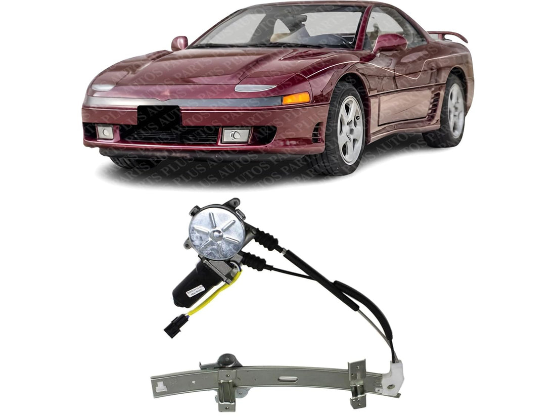 Front Power Window Regulator with Motor Left Driver Side Direct Replacement Compatible with 1991-1996 Dodge Stealth/Mitsubishi 3000GT MB641281