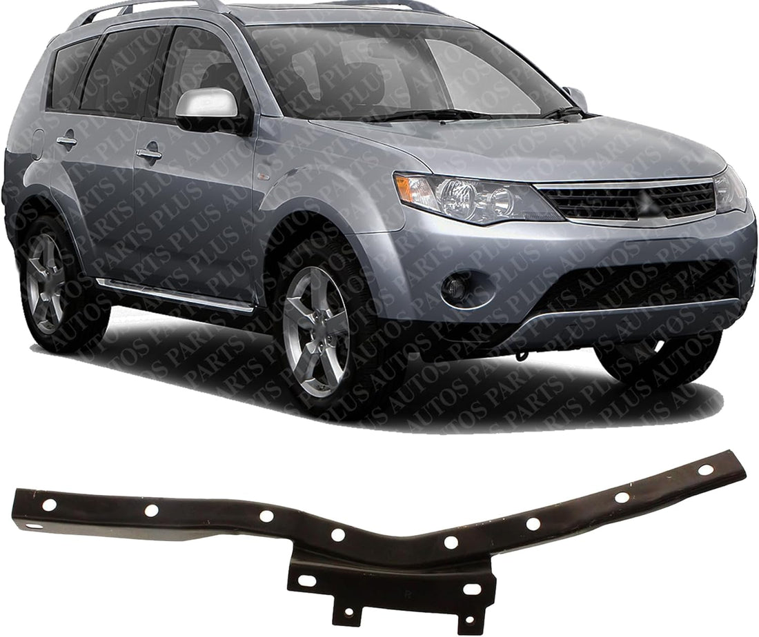 Front Bumper Cover Support Bracket Right Passenger Side Direct Replacement Compatible With 2007-2009 Mitsubishi Outlander MI1043102 6400A472