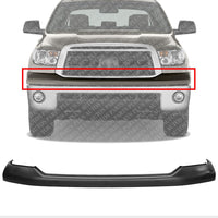 Front Bumper Upper Cover Primed Direct Replacement Compatible With 2007-2013 Toyota Tundra TO1014100 521290C901