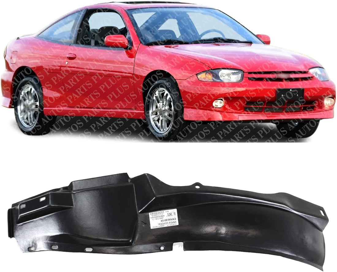 Front Fender Liner Rear Section Right Passenger Side Direct Replacement Compatible With 1995-2005 Chevrolet Cavalier GM1249113 22613214