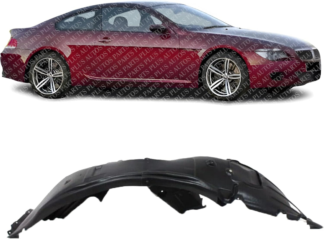 Front Section Fender Liner Right Passenger Side Direct Replacement Compatible With 2004-2007 BMW 6-Series BM1251123 51717009716