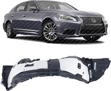 Front Fender Liner Right Passenger Side Direct Replacement Compatible With 2013-2017 LS600h / LS460 LX1249131 5380550070