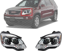 Set Of 2 Front Headlight Assembly Halogen Right Passenger & Left Driver Side Direct Replacement Compatible With 2008-2012 GMC Acadia GM2503358 GM2502358 20912394 20912393