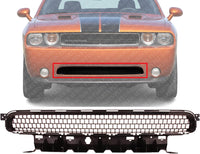 AUTOS PARTS PLUS Front Bumper Lower Grille Black Direct Replacement Compatible With 2011-2014 Dodge Challenger H1036129 68109841AA