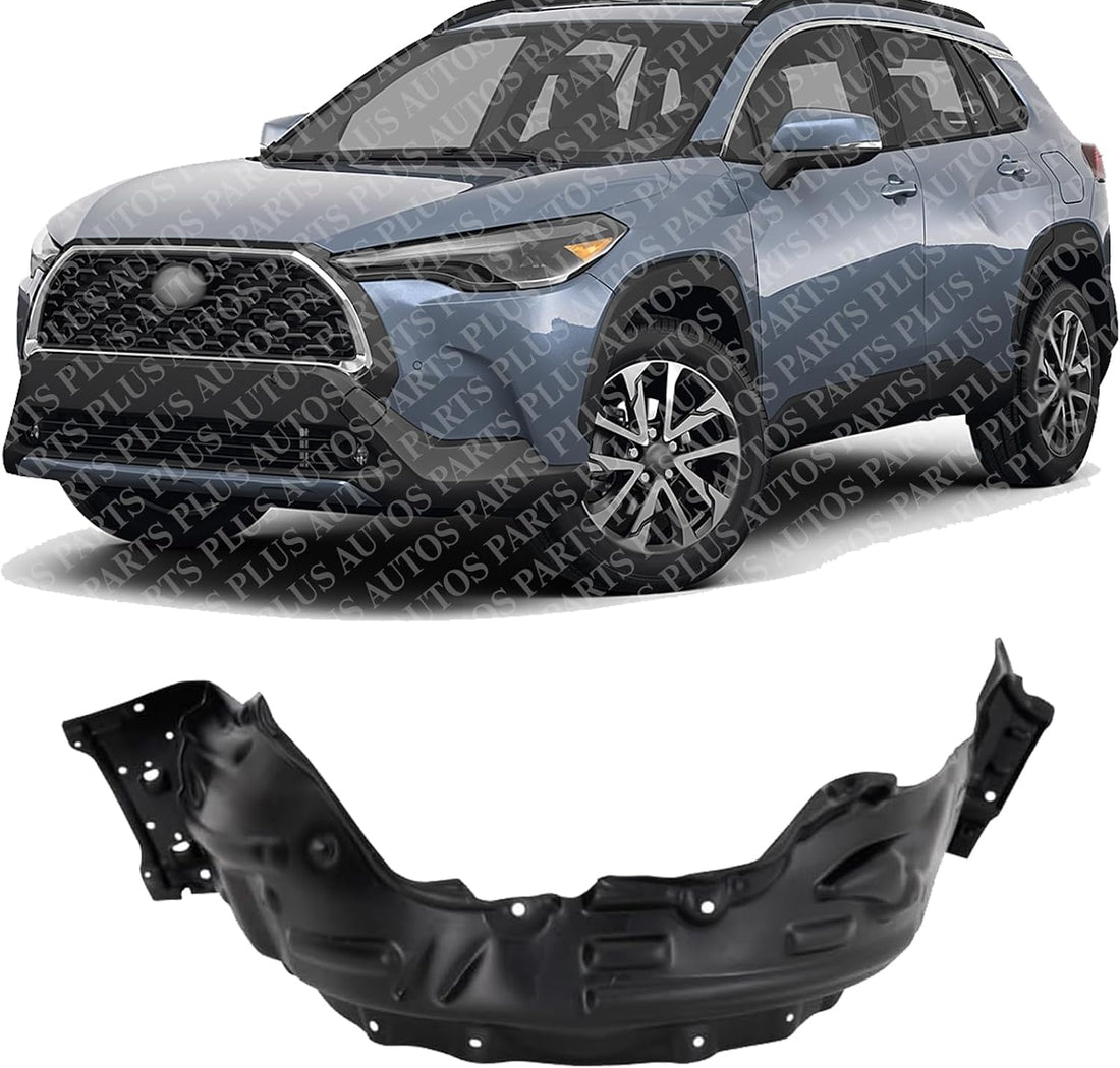 Front Fender Liner Left Driver Side Direct Replacement Compatible With 2022-2023 Toyota Corolla Cross TO1248251 538760A120