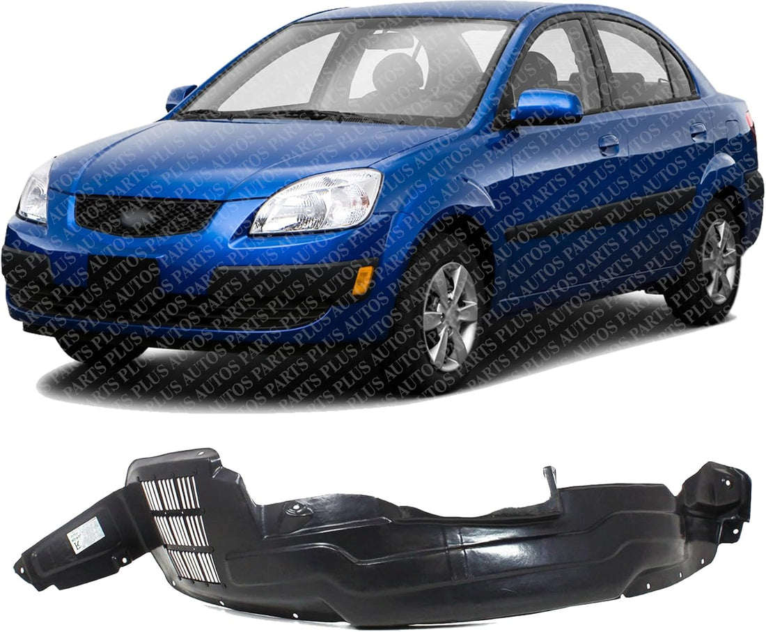 Front Fender Liner Left Driver Side Direct Replacement Compatible With 2006-2009 Kia Rio5 / 2006-2011 Rio KI1248104 868111G000