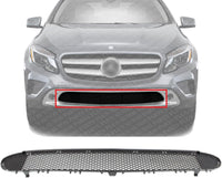 Front Bumper Center Grille Textured Plastic Direct Replacement Compatible With 2015-2017 Mercedes Benz GLA250 MB1036155 1568850822