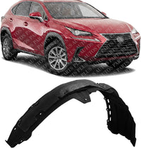 Front Fender Liner Rear Section Right Passenger Side Direct Replacement Compatible with 2018-2019 Lexus NX300 / NX300h LX1249139 5387578020