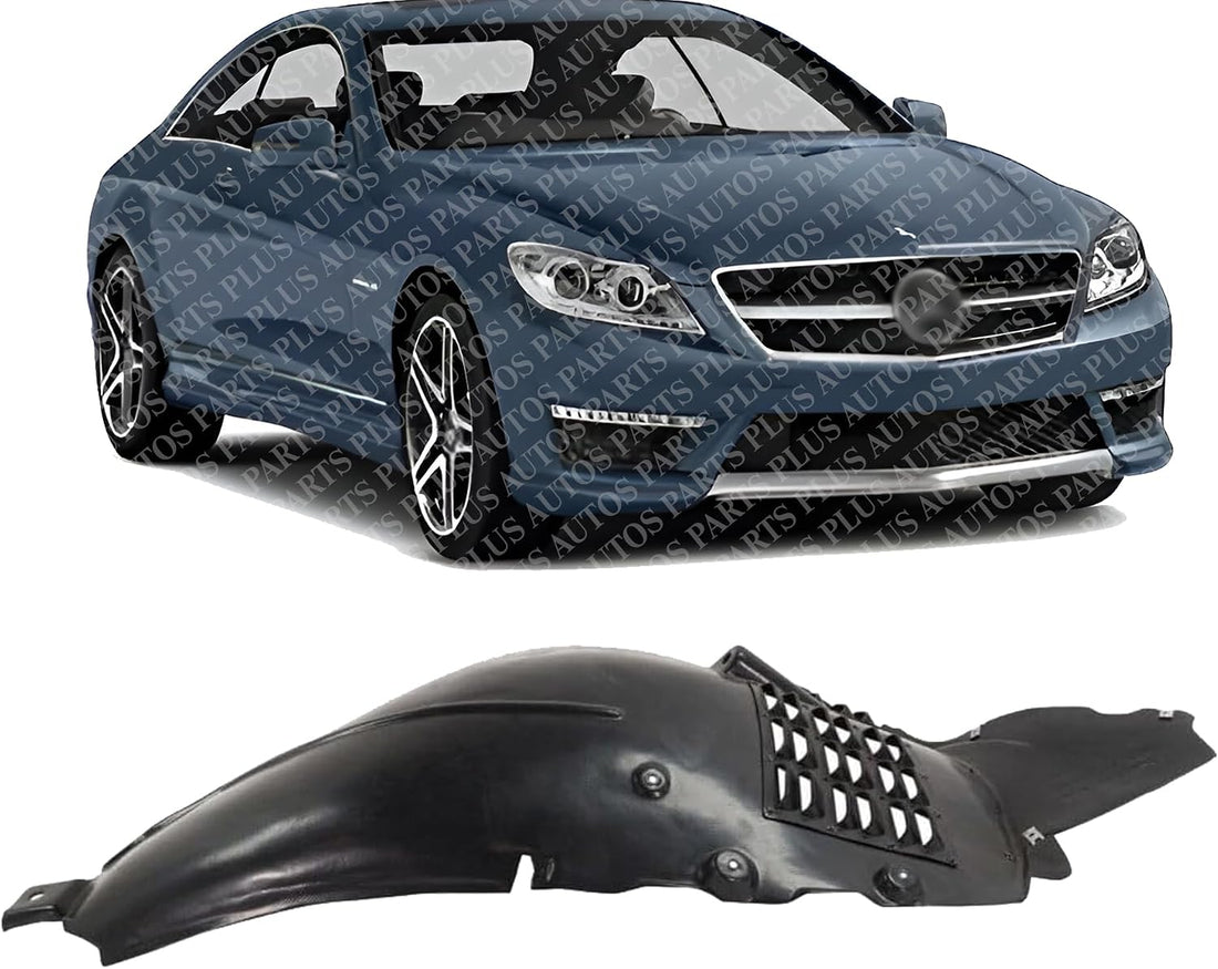Front Section Fender Liner Right Passenger Side Direct Replacement Compatible With 2011-2014 Mercedes Benz CL-Class MB1249184 2166902430