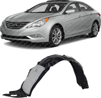 Front Fender Liner Left Driver Side Direct Replacement Compatible With 2012-2013 Hyundai Sonata HY1248134 868113Q500
