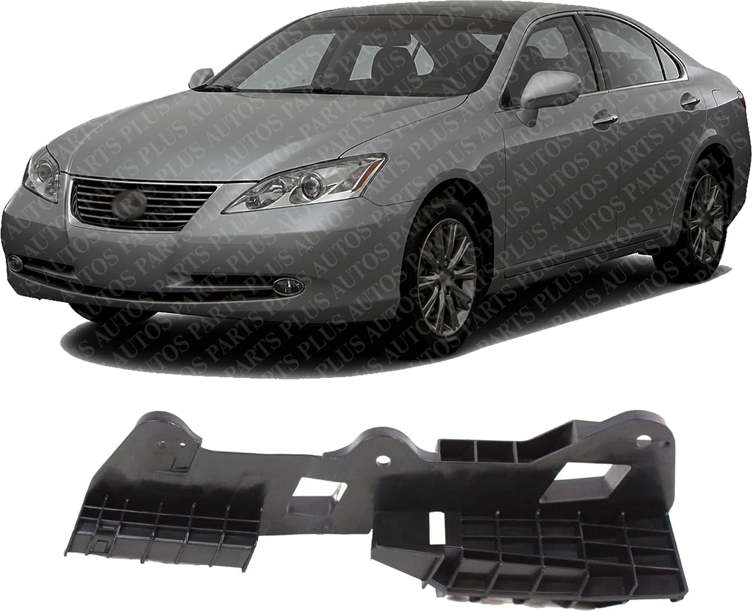 Front Bumper Support Bracket Left Driver Side Direct Replacement Compatible With 2007-2009 Lexus ES350 LX1026100 5211633080