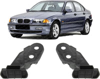 Set of 2 Front Bumper Support Guide Bracket Plastic Right Passenger & Left Driver Side Direct Replacement Compatible with 1999-2006 BMW 3-Series BM1067104 BM1066104 51118195296