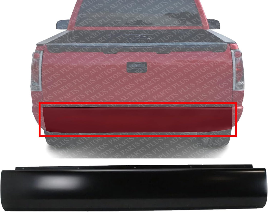 Rear Roll Pan Primed Steel Without License Plate Part Direct Replacement Compatible with 1988-1998 Chevrolet/GMC C/K Series REPC825501