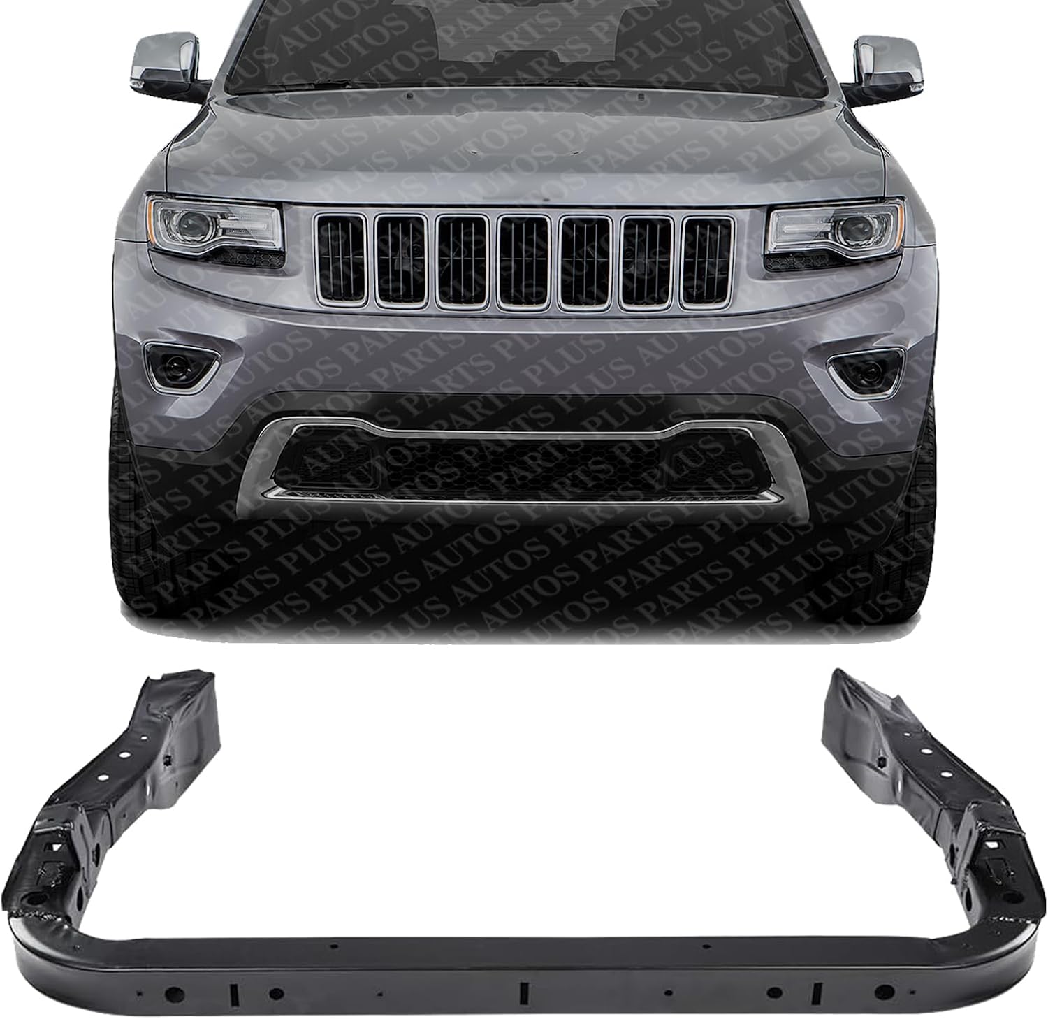 Front Radiator Support Lower Crossmember Steel Direct Replacement Compatible With 2011-2024 Dodge Durango / 2011-2022 Grand Cherokee WK CH1225233 5156113AA