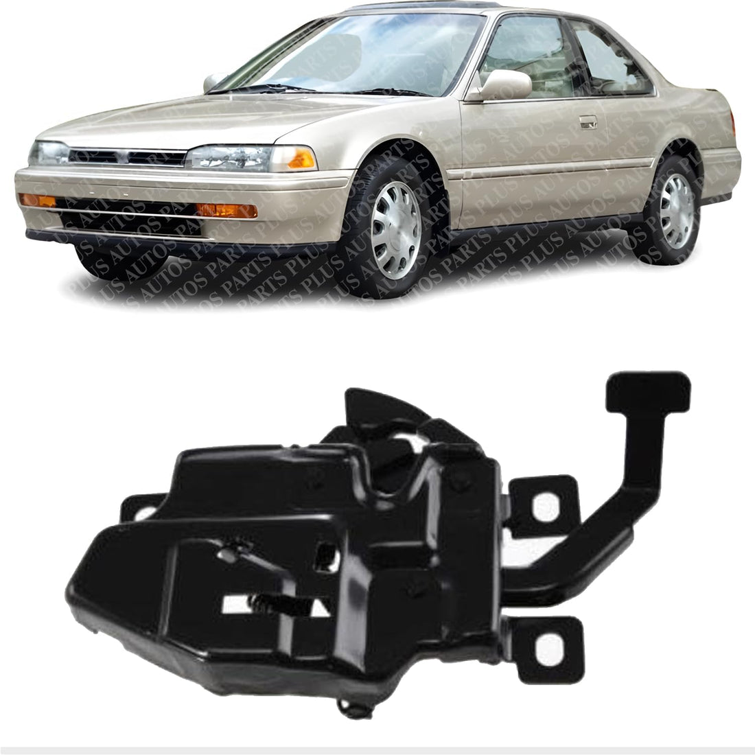 Front Hood Latch Lock Steel Direct Replacement Compatible with 1990-1993 Honda Accord HO1234104 74120SM4003