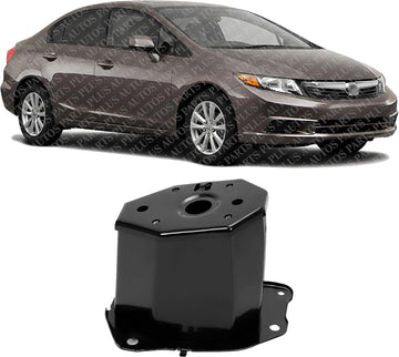 Front Bumper Bracket Right Side Direct Replacement Compatible With 2012 Honda Civic HO1067116 71135TR0A00ZZ