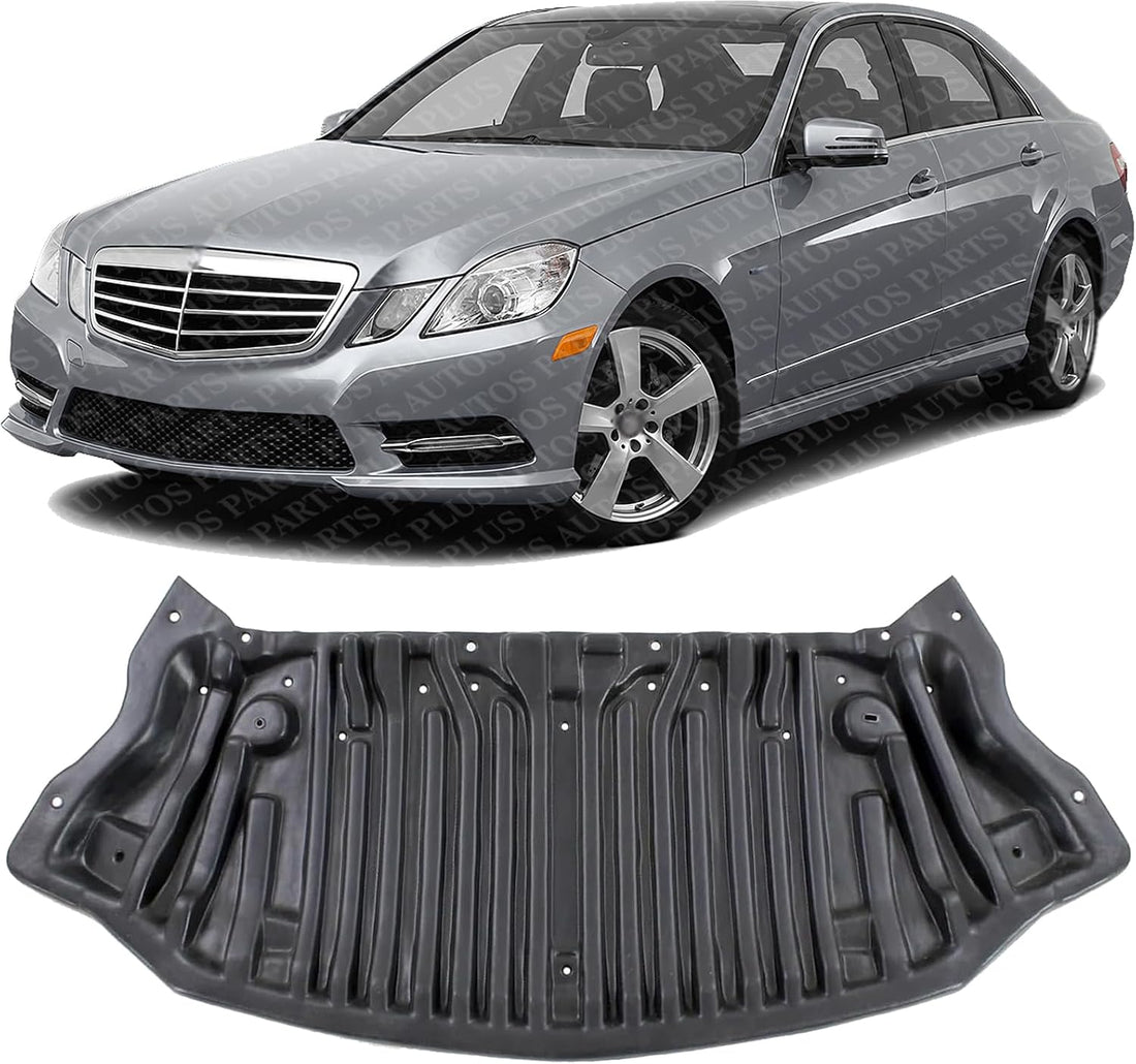 Front Engine Splash Shield Under Cover Plastic Direct Replacement Compatible with 2010-2016 Mercedes Benz E350 / E550 / 2012 CLS550 MB1228164 2125202323