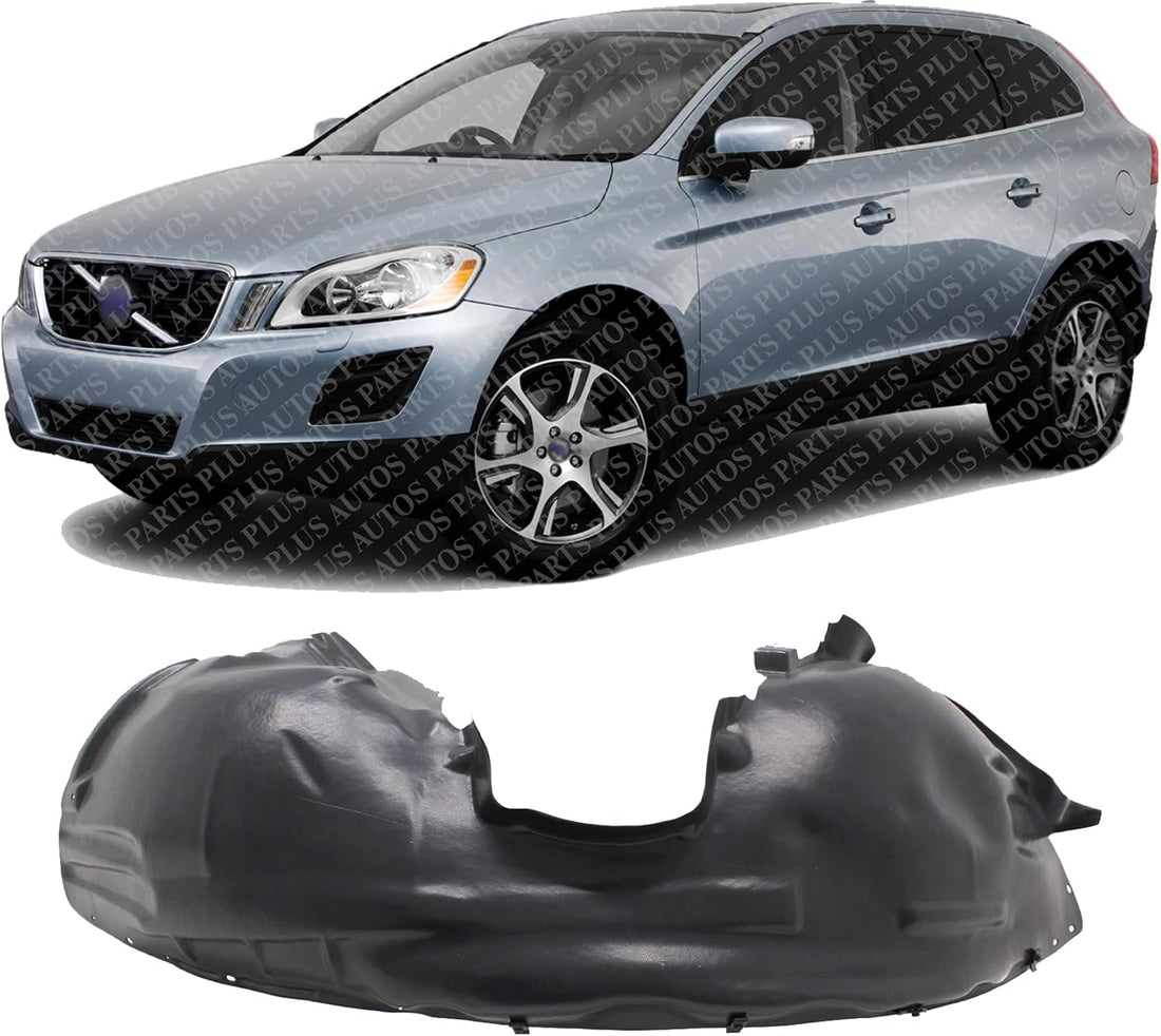 Front Fender Liner Left Driver Side Direct Replacement Compatible With 2010-2017 Volvo XC60 VO1248114 314078247