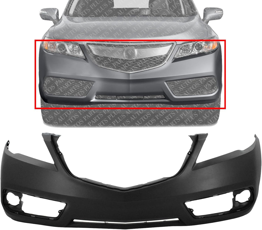 AUTOS PARTS PLUS Front Bumper Cover Primed Direct Replacement Compatible With 2013-2015 Acura RDX AC1000179 04711TX4A90ZZ