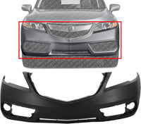 AUTOS PARTS PLUS Front Bumper Cover Primed Direct Replacement Compatible With 2013-2015 Acura RDX AC1000179 04711TX4A90ZZ