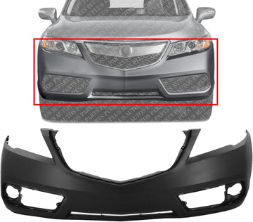AUTOS PARTS PLUS Front Bumper Cover Primed Direct Replacement Compatible With 2013-2015 Acura RDX AC1000179 04711TX4A90ZZ