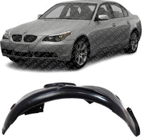 Front Fender Liner Left Driver Side Direct Replacement Compatible With 1997-2003 BMW 5-Series BM1250104 51718159423