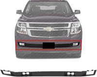 Front Bumper Face Bar Lower Trim Molding Textured With Tow Hook Holes Direct Replacement Compatible With 2015-2020 Chevrolet Suburban/Tahoe GM1044136 23243961 22936496