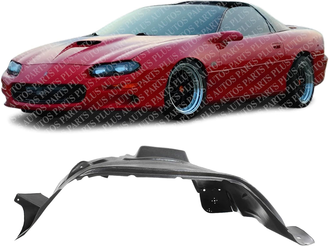 Front Fender Liner Left Driver Side Direct Replacement Compatible With 2002-2009 Chevrolet Trailblazer/GMC Envoy / 2004-2007 Buick Rainier GM1248127 15165886