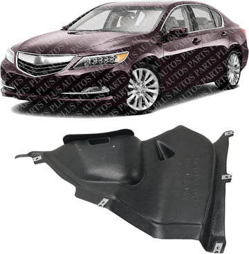 Front Section Fender Liner Left Driver Side Direct Replacement Compatible With 2014-2019 BMW 3-Series BM1250130 51758057325