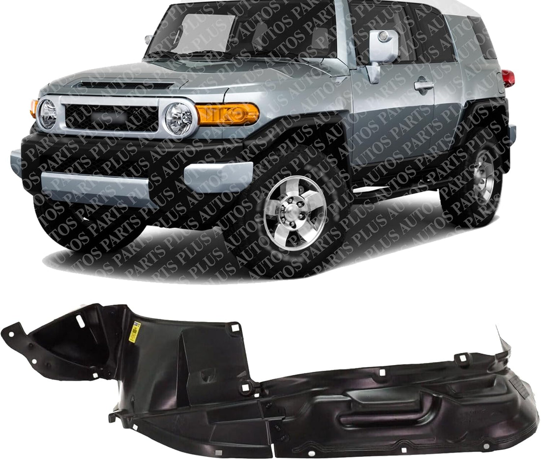 Front Fender Liner Left Driver Side Direct Replacement Compatible With 2007-2014 Toyota FJ Cruiser TO1250123 5380835111