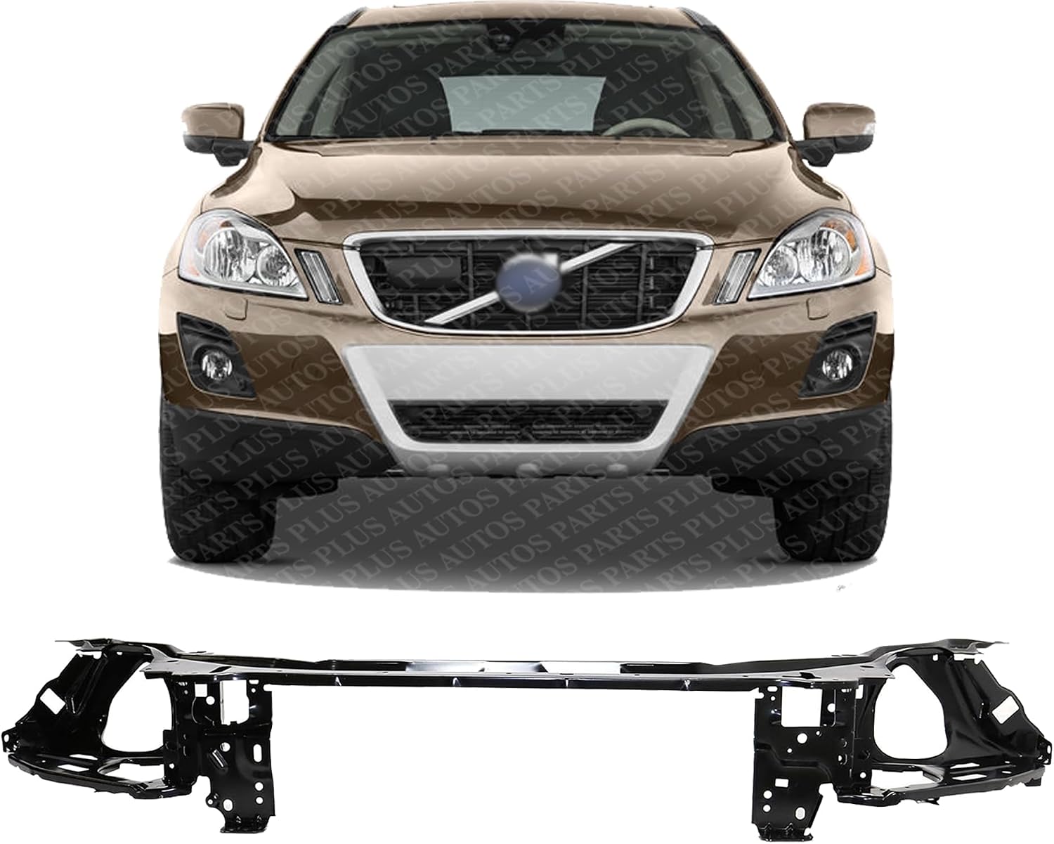 Front Radiator Support Assembly Steel Direct Replacement Compatible With 2010-2017 Volvo XC60 VO1225110 314167503