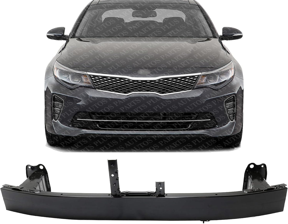 Front Bumper Reinforcement Steel With Intelligent Cruise Control Direct Replacement Compatible With 2016-2018 Kia Optima KI1006150 64900D5010