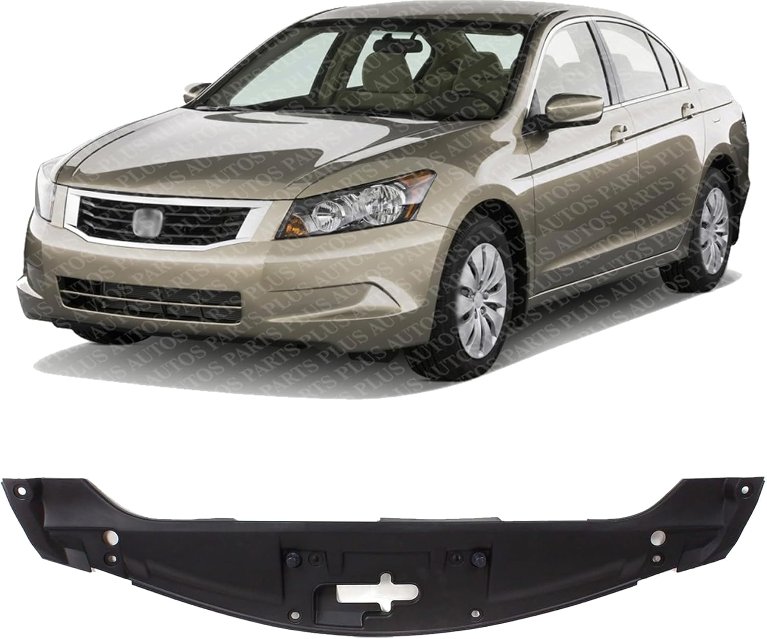 AUTOS PARTS PLUS Front Radiator Upper Support Cover Assembly Direct Replacement Compatible With 2008-2010 Honda Accord HO1223102 71123TA5A00