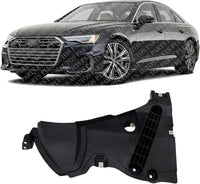 Front Section Fender Liner Left Driver Side Direct Replacement Compatible With 2019-2023 Audi A6 Quattro AU1250111 4K0853887E
