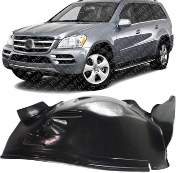 Front Fender Liner Rear Section Left Driver Side Direct Replacement Compatible With 2006-2010 Mercedes Benz R-Class MB1248133 2518840922