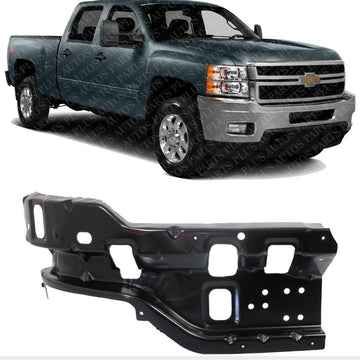 Front Bumper Bracket Steel Left Driver Side Direct Replacement Compatible with 2011-2014 Chevrolet Silverado 2500HD 3500HD GM1067193 25883350