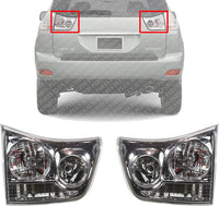 Set OF 2 Tail Lights Inner Assembly Left Driver & Right Passenger Side Direct Replacement Compatible With 2004-2006 Lexus RX330 / 2007-2009 RX350 LX2801119 LX2800119 815800E010