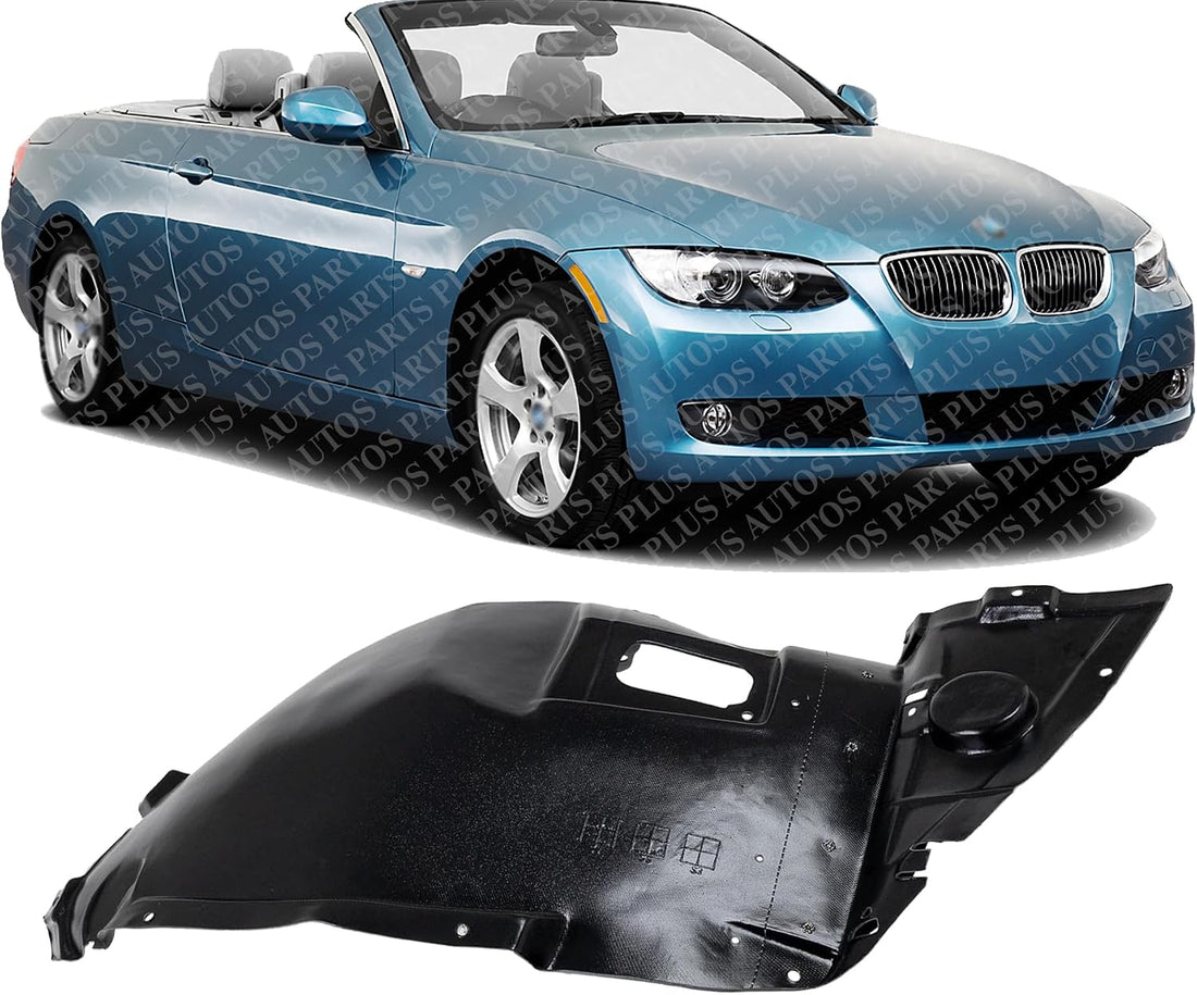 Front Section Fender Liner Right Passenger Side Direct Replacement Compatible With 2007-2013 BMW 3-Series BM1251120 51717154416