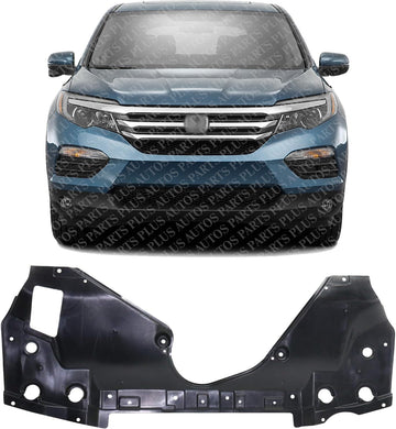 Front Engine Splash Shield Under Cover Direct Replacement Compatible with 2014-2020 Acura MDX / 2016-2021 Honda Pilot / 2017-2022 Ridgeline AC1228118 74111TZ5A01