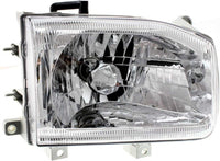 Front Headlights + Corner Lamps Assembly Right Passenger & Left Driver Side Direct Replacement Compatible With 1999-2004 Nissan Pathfinder NI2503127 NI2502127 NI2520127 NI2521127