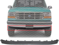 Front Lower Valance Panel Textured Direct Replacement Compatible with 1992-1996 Ford F-Series FO1095154 F2TZ17626A